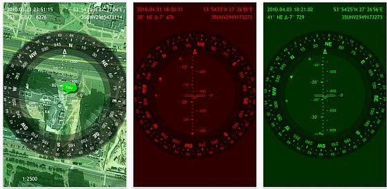 Screenshots Commander Compass für iPhone 3 GS