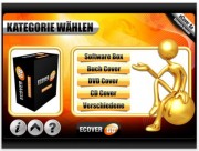 3D_Cover_Screen In der kostenlosen Version gibt es zehn verschiedene Cover in 5 Kategorien zur Auswahl.