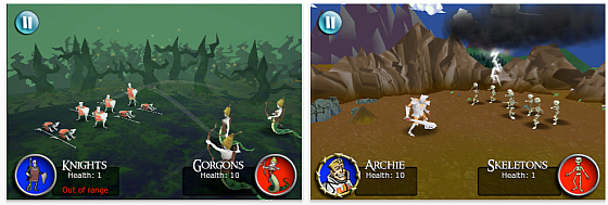 Screenshots iPhone-App Highborn