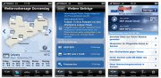 Die Wettervorhersage, das Beitragsarchiv und die Startseite der MDR Nachrichten App. Die Apps für die Bundesländer sind gleich gestaltet, zeigen aber lokale Nachrichten und das Wetter für das jeweilige Bundesland.