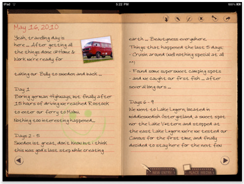 Screenshot Mein Tagebuch HD