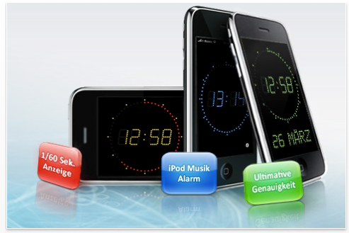 Screenshot AtomUhr App