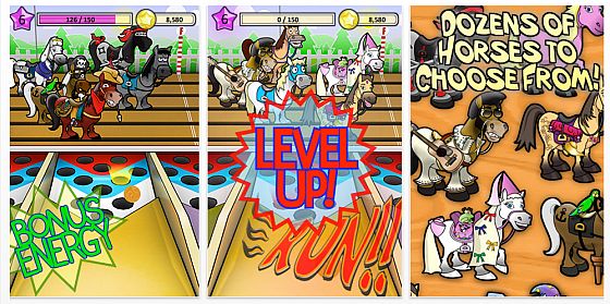 Horse_Frenzy_Screen Screenshot iPhone und iPod Touch App Horse Frenzy