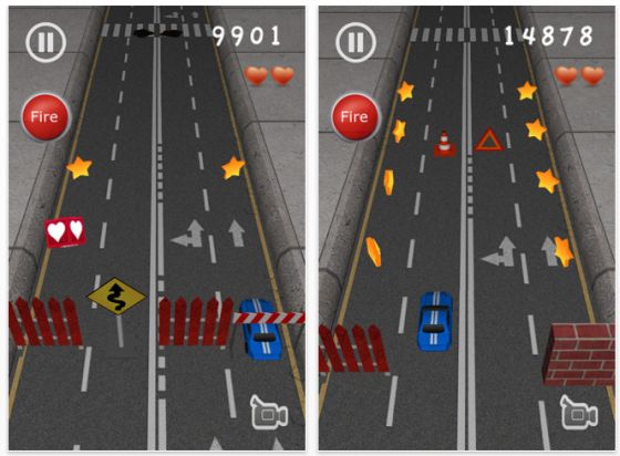 iPhone App Road Hog Screenshot