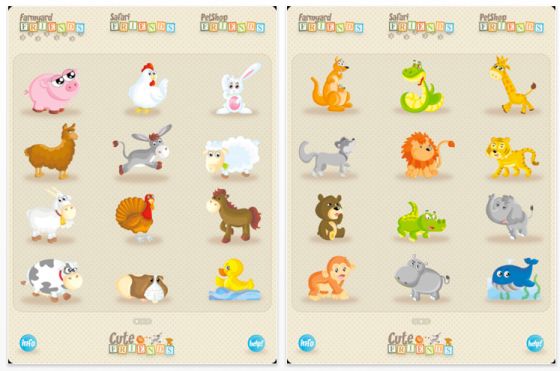 Cute_Friends_Screen Cute Friends Universal-App für iPhone, iPod Touch und iPad Screenshots