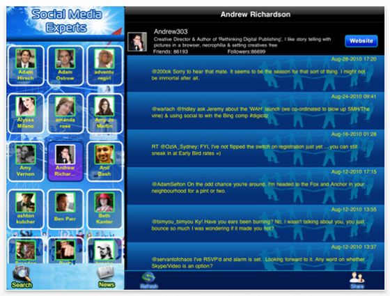 Social Media Experts Screenshot
