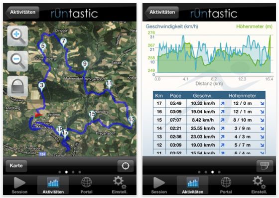 runtastic_pro_Screen2 Runtastic Pro Screenshot iPhone Fitness-App