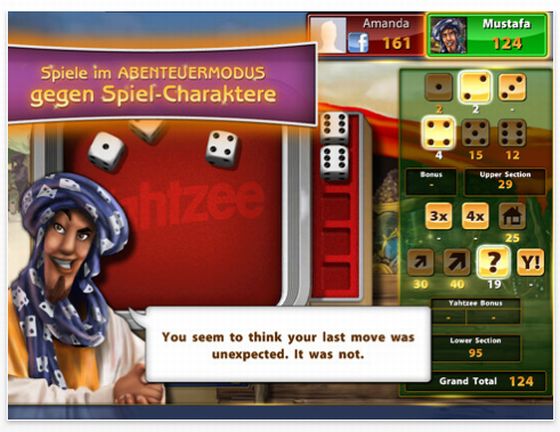 Yahtzee HD für iPad Screenshot