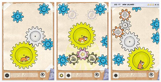 Geared 2 Puzzle-App für iPhone, iPod Touch und iPad