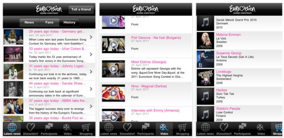 Eurovision Song Contest 2011 in Düsseldorf - Alle Infos zum Wettbewerb in der offiziellen App