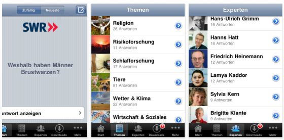 1000_Antworten_Screen 1000 Antworten Universal-App Screenshots