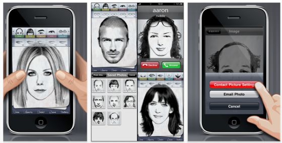 Facepuzzles_screen Mit facepuzzles kann man sich auf dem iPhopne, iPod Touch und iPad aus unzähligen Gesichtsdetails Gesichter zusammenstellen und diese zum Beispiel als Kontaktbilder nutzen.