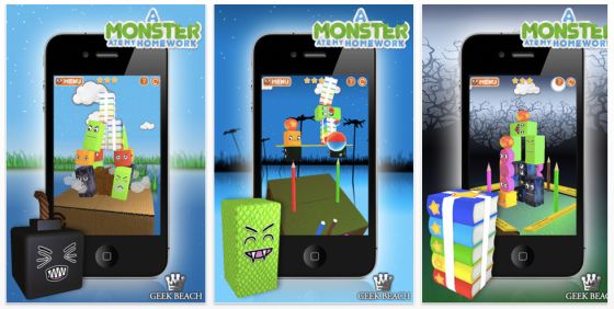 A Monster ate my Homework Screenshot