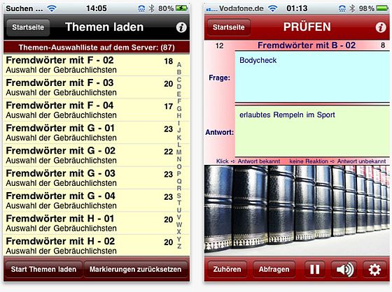 2000 Fremdwörter die man braucht - App für iPhone und iPod Touch