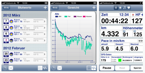 iBody_Screenshots iBody für iPhone - Screenshots