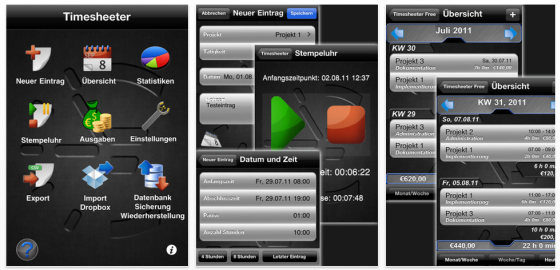 Time Sheeter Zeiterfassungsapp