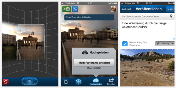 360 Panorama für iPhone, iPod Touch und iPad