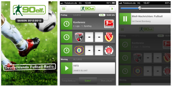 90elf_Screenshots 90elf bringt Fußball auf iPhone und iPod Touch